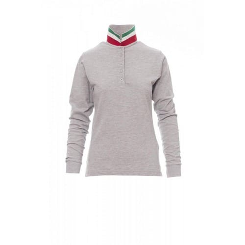 Camiseta polo ceñido y manga larga ref LONG NATION LADY MELANGE PAYPER
